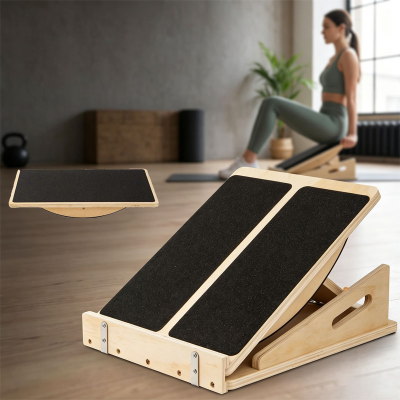 Leg Home Gym Workout - Tabla de equilibrio de madera 2