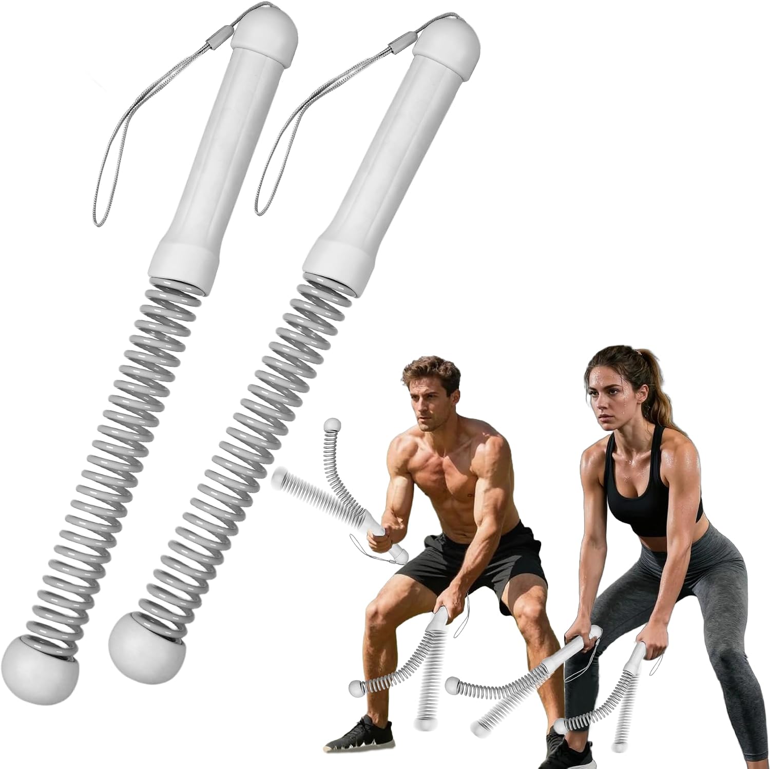 Home Gym Portable - Cuerdas de resistencia sin cable de