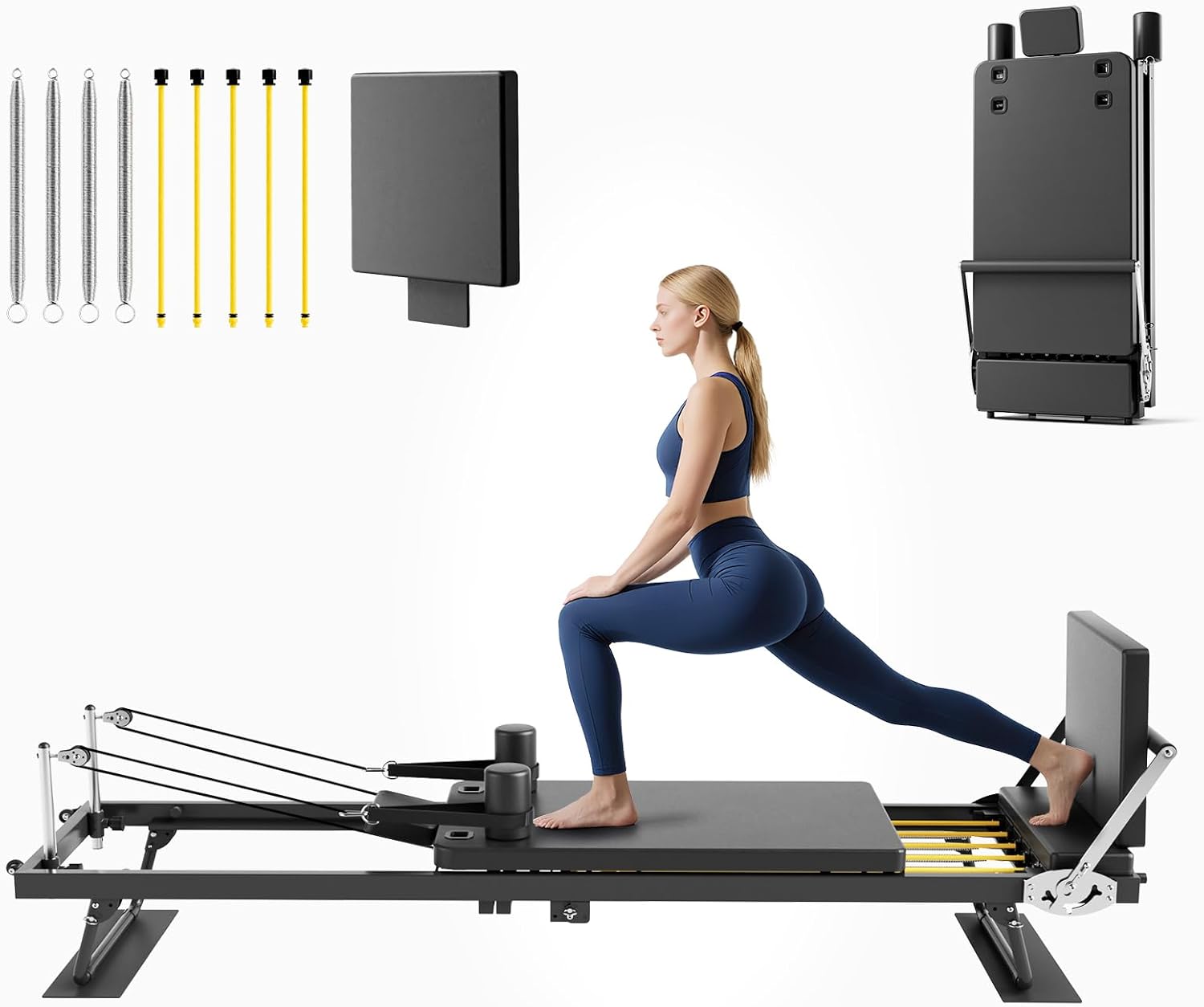 Leg Home Gym Workout - Máquina de Pilates Plegable, Equipo de