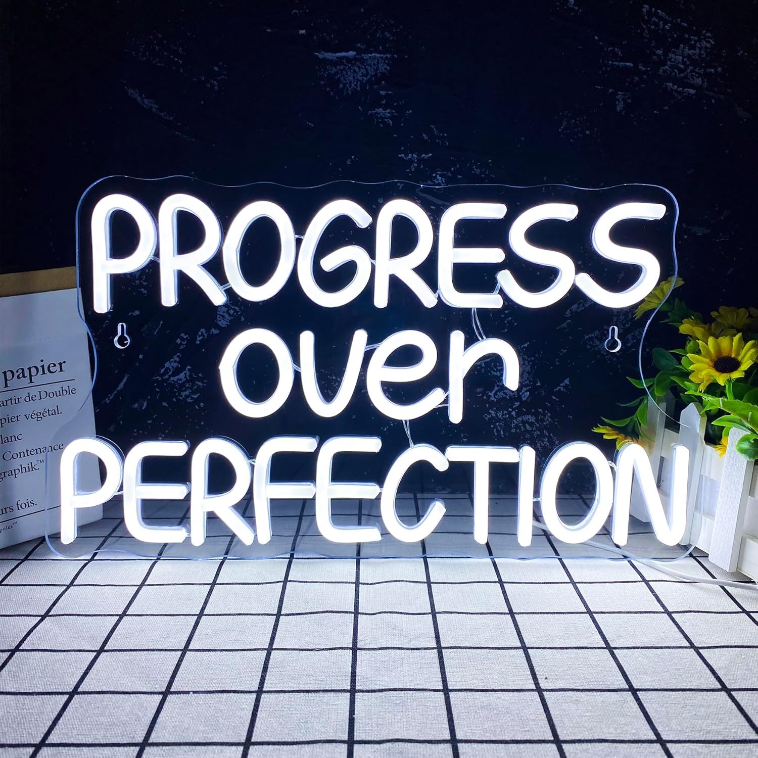 Letrero LED de Neón 'Progress  - Home Gym Neon Sign reseña y precio