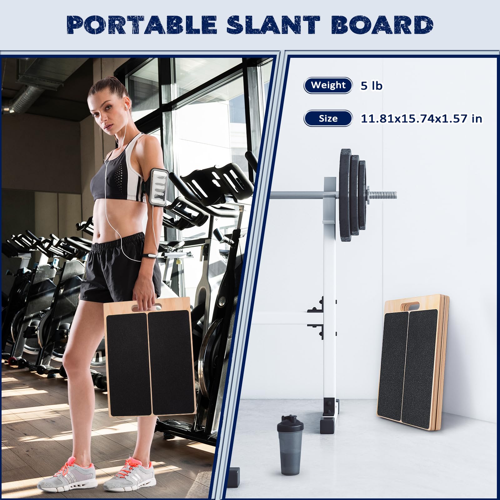 Tabla de equilibrio de madera  - Leg Home Gym Workout reseña y precio