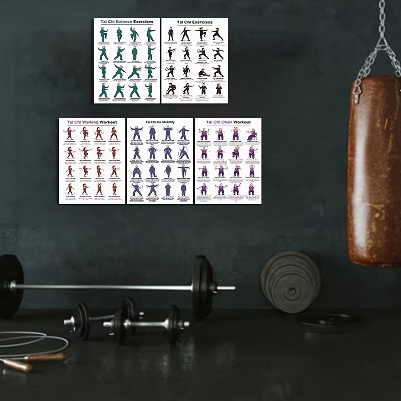 Hojas de Ejercicios de Tai Chi - Home Gym Routine reseña y precio