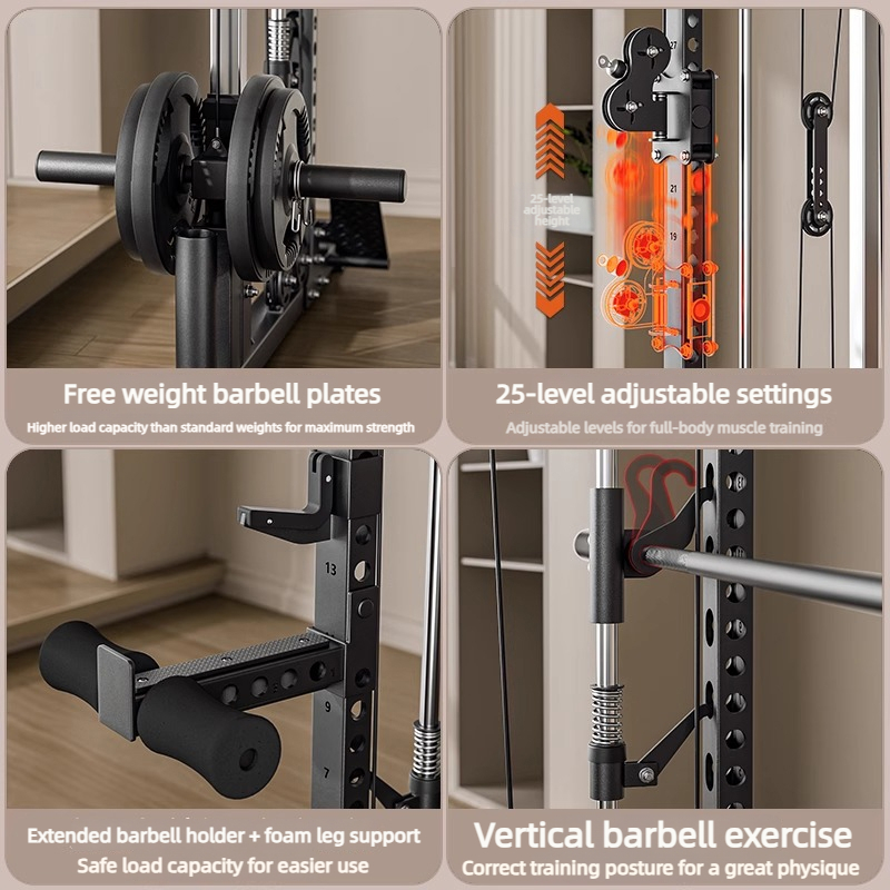 Máquina Smith Profesional Todo - All In One Gym Home Equipment reseña y precio